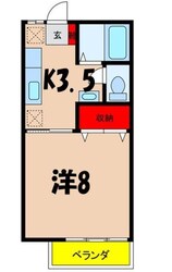 田畑駅 徒歩23分 2階の物件間取画像